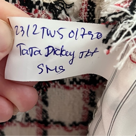 Veronica Beard Taja Graphic Tweed Dickey Jacket size 4 - Picture 7 of 7